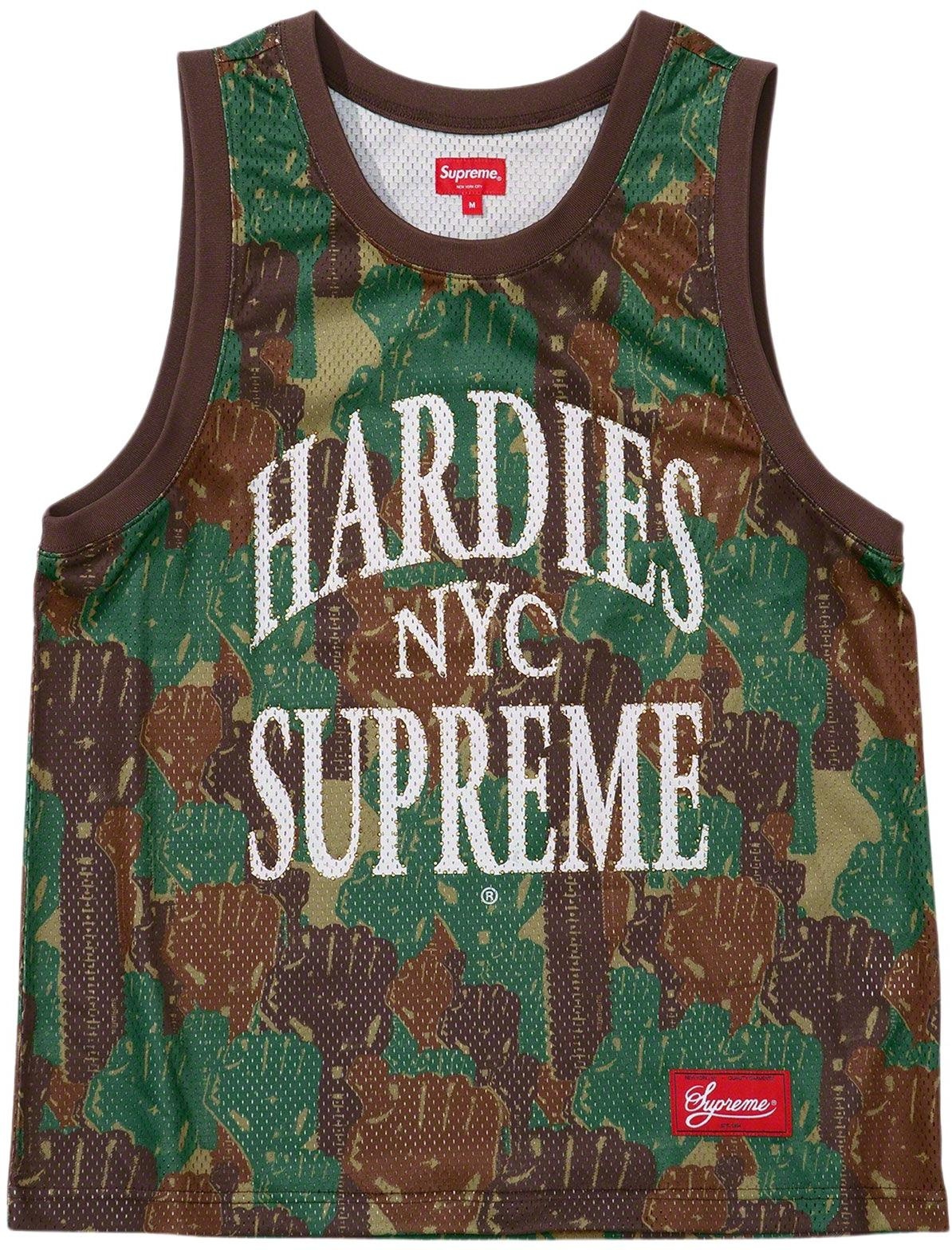 Supreme/Hardies Camo Basketball Jersey view 2